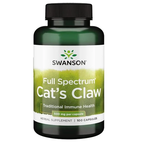 Swanson Full-Spectrum Cat’s Claw 500 mg