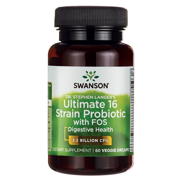 Swanson Ultimate 16 Strain Probiotics x 60 Capsules