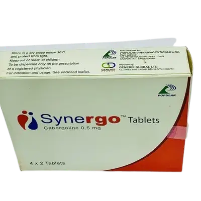 Synergo Cabergoline 0.5mg (8 Tablets)