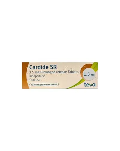 Teva Cardide SR Indapamide 1.5mg 30 tablets