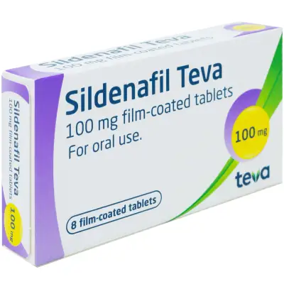 Teva Sildenafil 100mg 8 Tablets