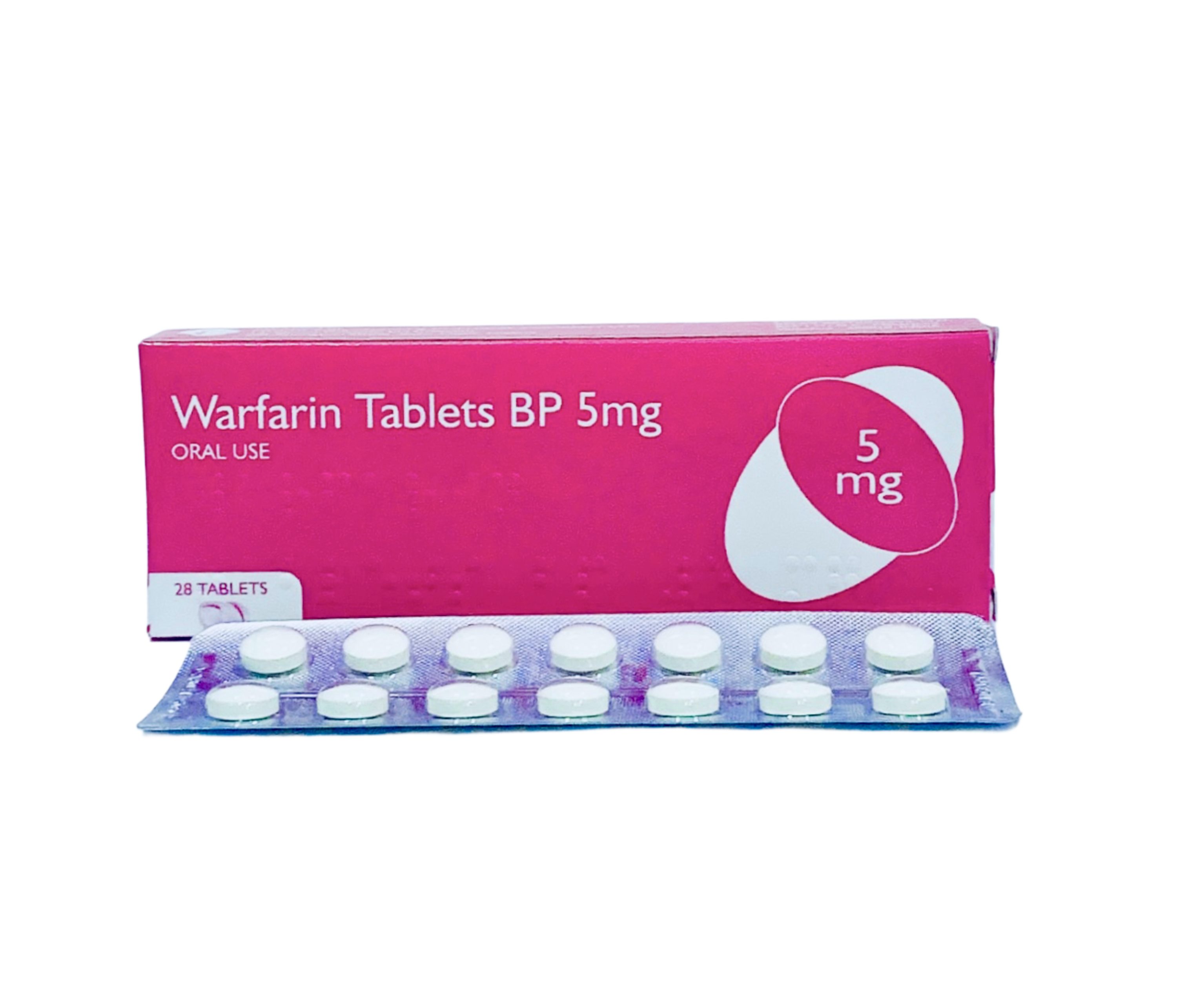 Teva Warfarin Tablets 5mg BP x28