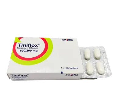 Tiniflox 600mg/200mg 20 Tablets