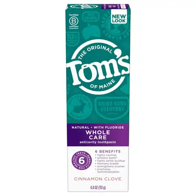 TOMS WHOLE CARE TOOTHPASTE