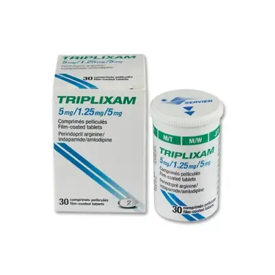 Triplixam 5mg/1.25mg/5mg 30 tablets pack