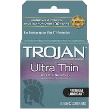 Trojan Ultra Thin - 3 Condoms