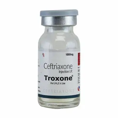 Troxone Ceftriaxone for injection 1g IM/IV
