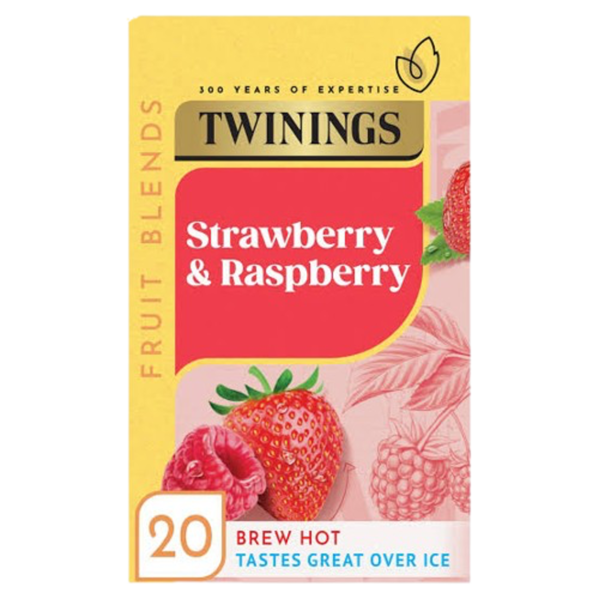 Twinings Strawberry & Raspberry Pack Size 20