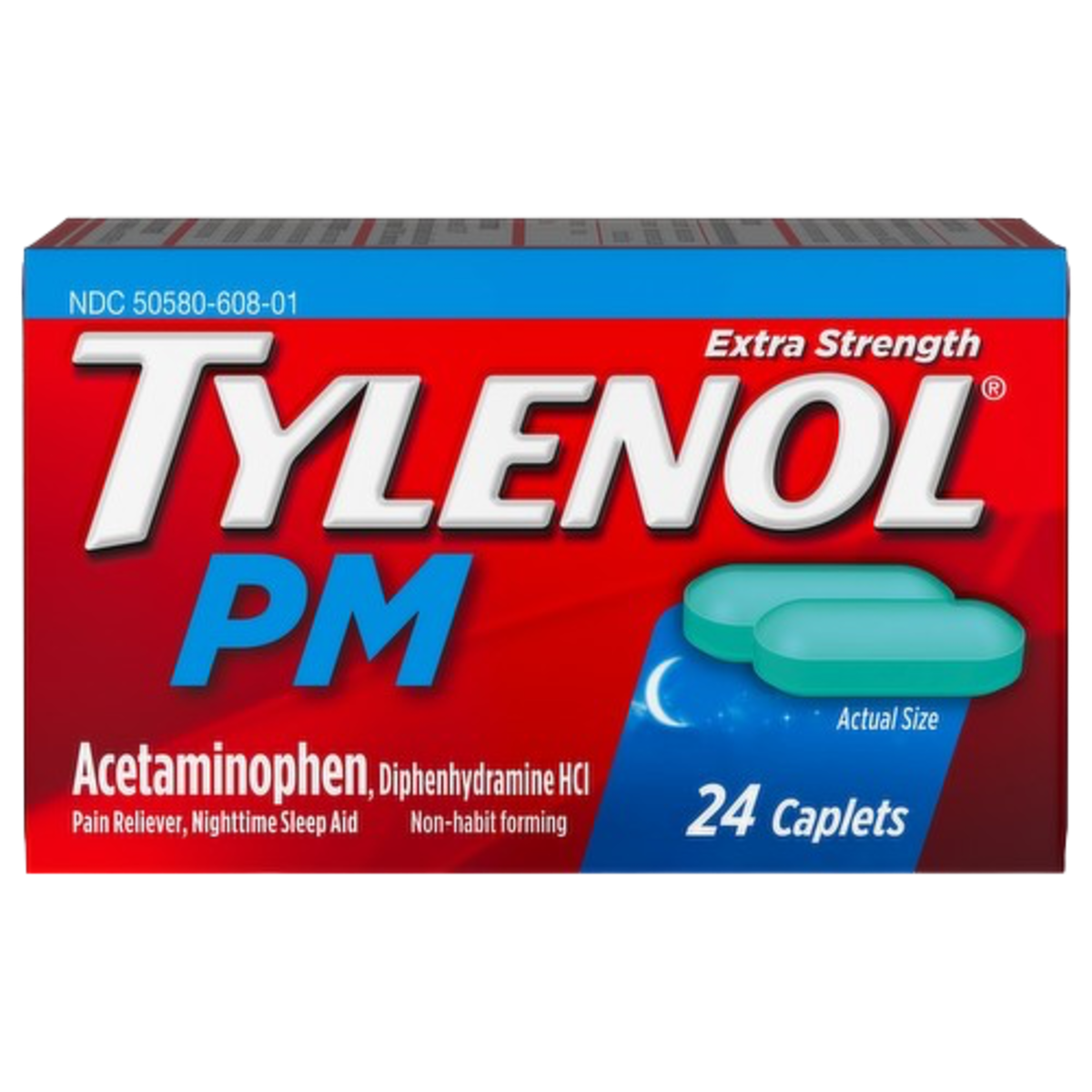 Tylenol Pm 500mg Pain Relief