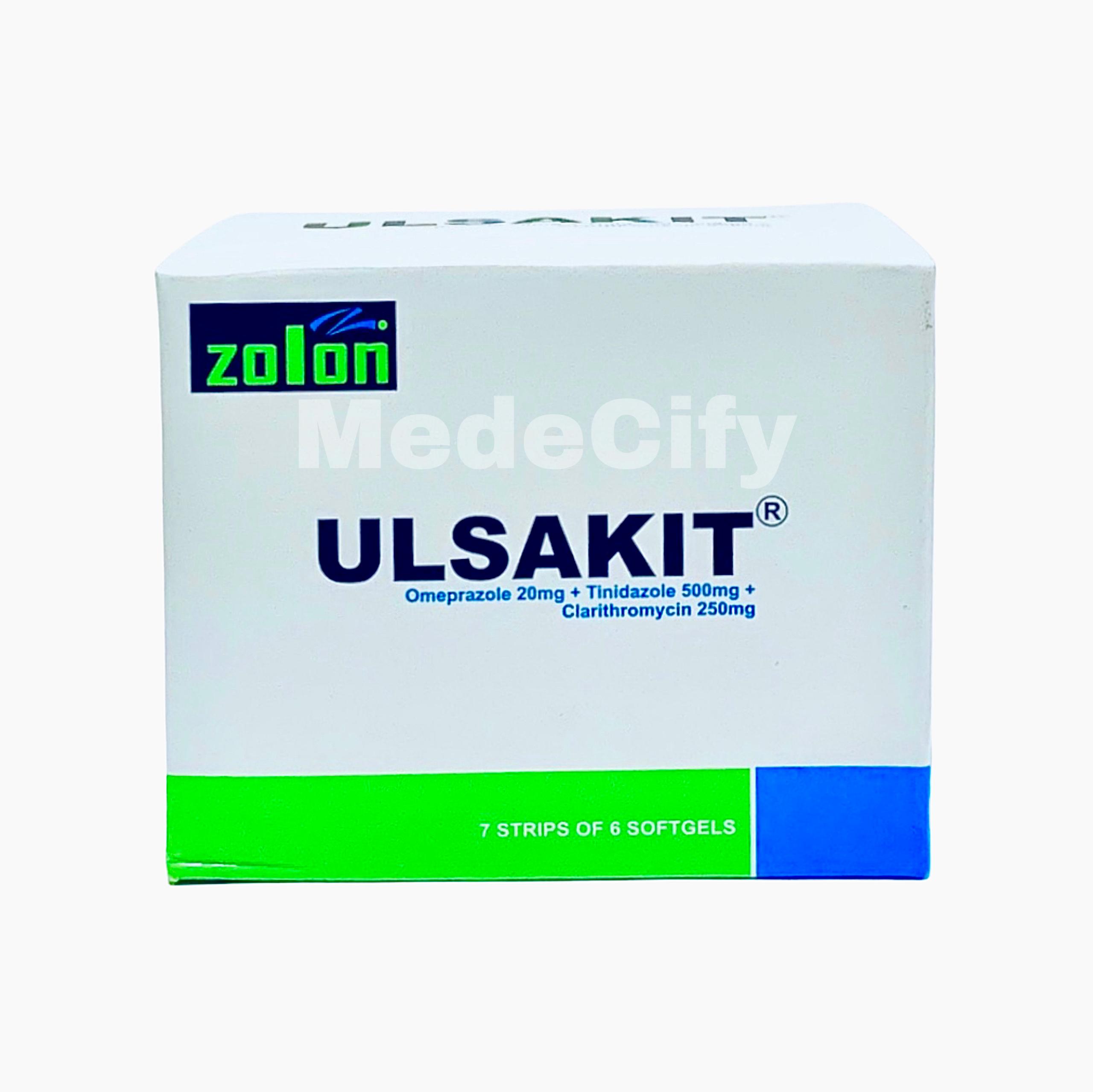 Ulsakit Softgels 7 blisters x42