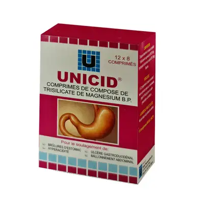 Unicid Tablets (Magnesium Trisilicate/Aluminum Hydroxide) 8s