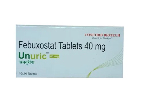 Unuric 40mg Tablet Prescription Healthcare