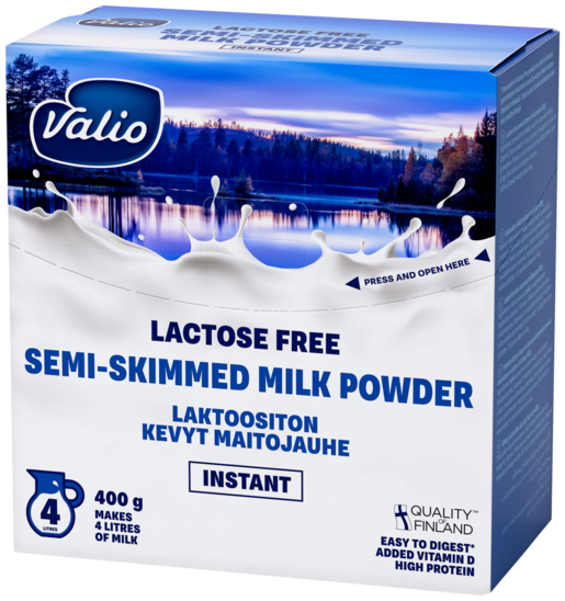 VALIO LACTOSE FREE SEMI SKIMMED POWDER 400G