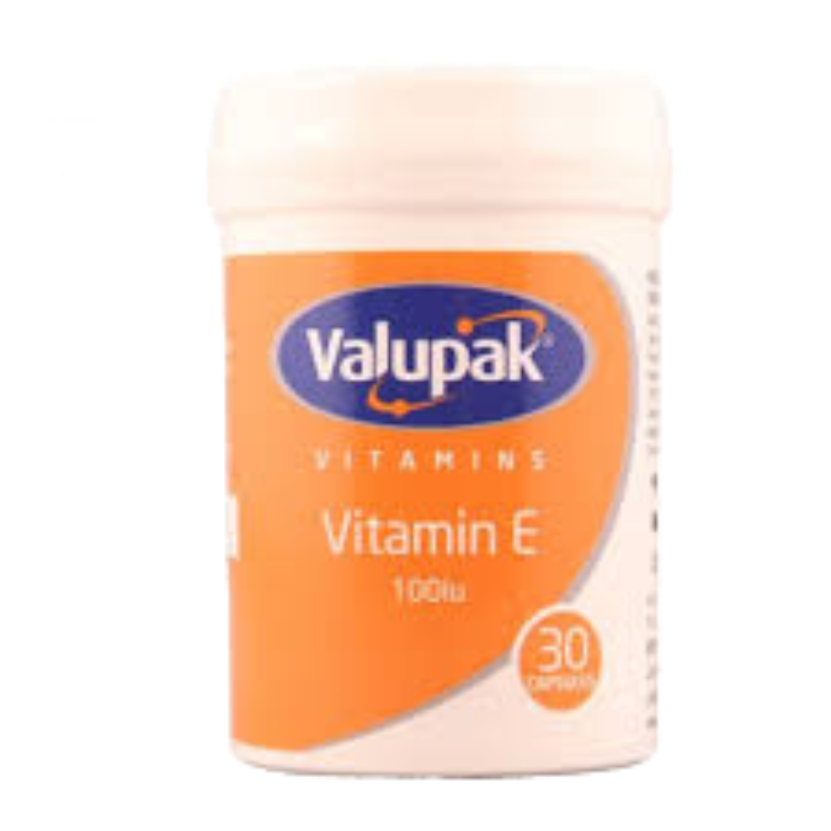 Valupak Vitamin E 100IU 30 Capsules