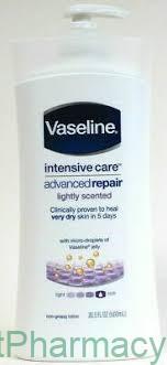 VASELINE INTENSIVE CARE ADVANCED REPAIR LIGHTLY SCENTED NON - GREASY LOTION 20.3FL.OZ 600ML