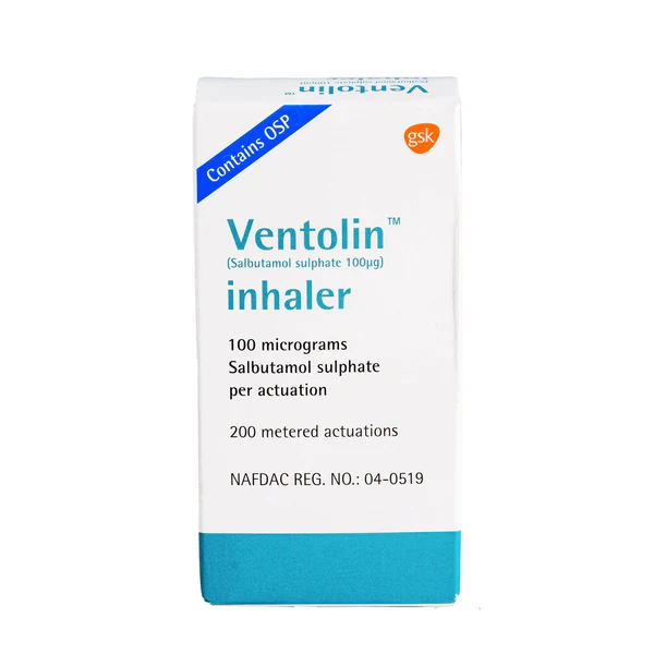 Ventolin Inhaler 100mcg (Salbutamol)