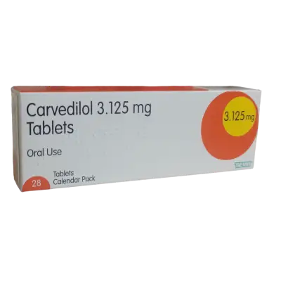 Viedilol (Carvedilol) 3.125mg x28 Tablets