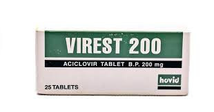 Virest 200mg Aciclovir Healthcare Product