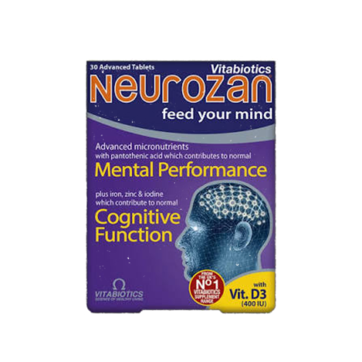 Vitabiotics Neurozan Tablets, 30 Tablets