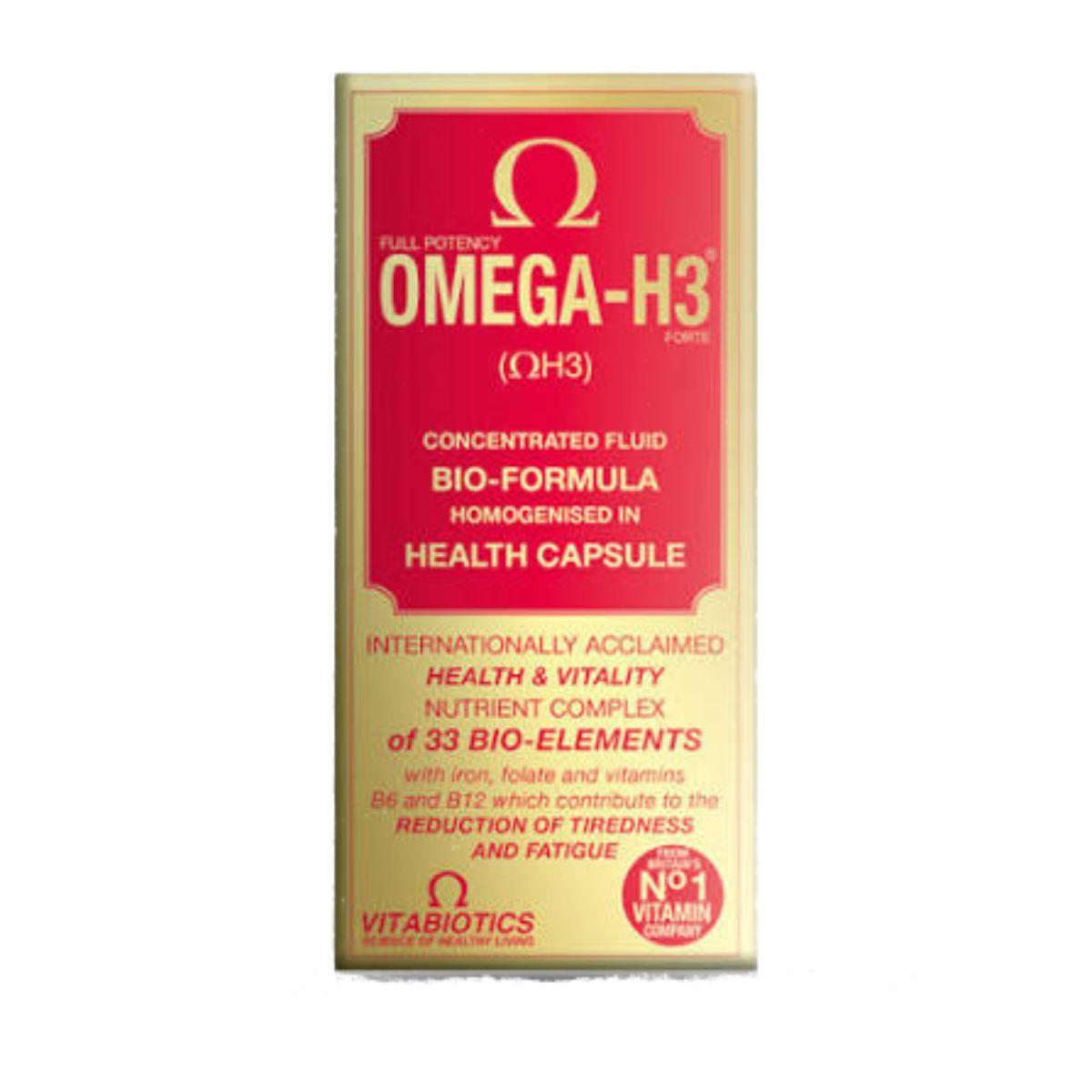 Vitabiotics Omega - H3 Capsules - Nutrient Complex, 30 Capsules