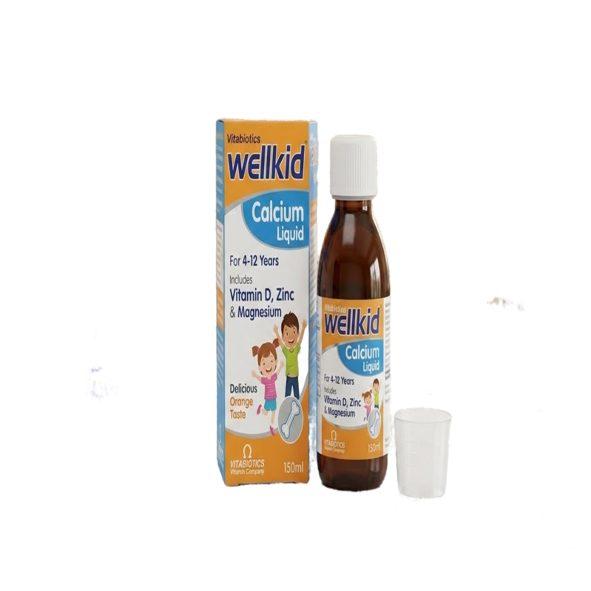 Vitabiotics Wellkid Calcium Liquid For 4 - 12 Years, 150ml