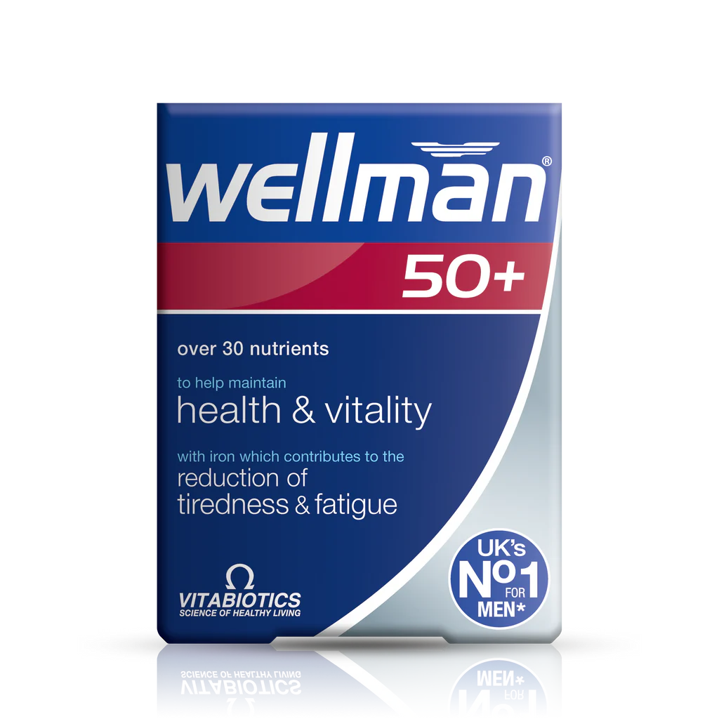 Vitabiotics Wellman 50+ Tablets X30