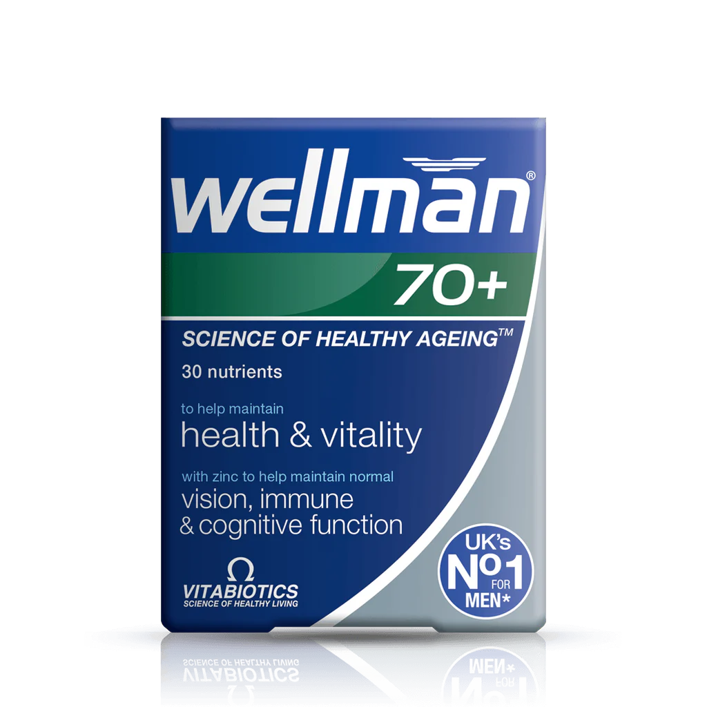 Vitabiotics Wellman 70+ Tablets X30