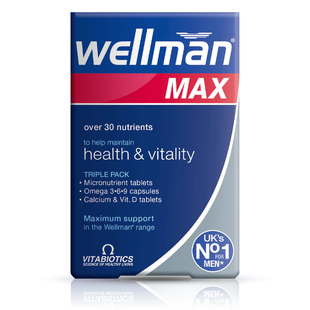 Vitabiotics Wellman Max 3in1 X84