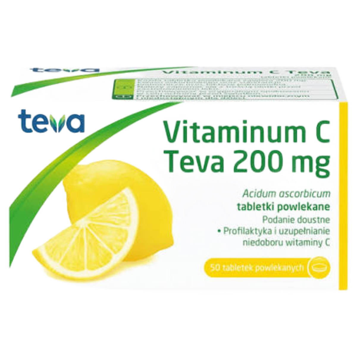 Vitamin C 200mg Food Supplement tablets 50 Tablets