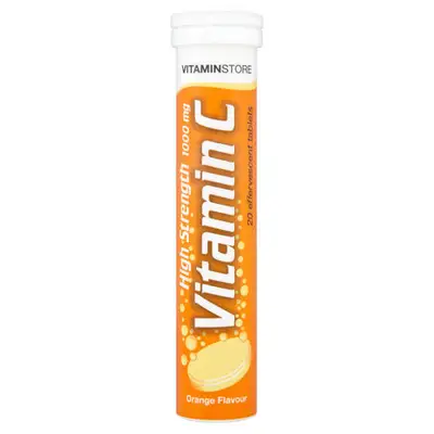 Vitaminstore Vitamin C 1000mg 20 Effervescent Tablets