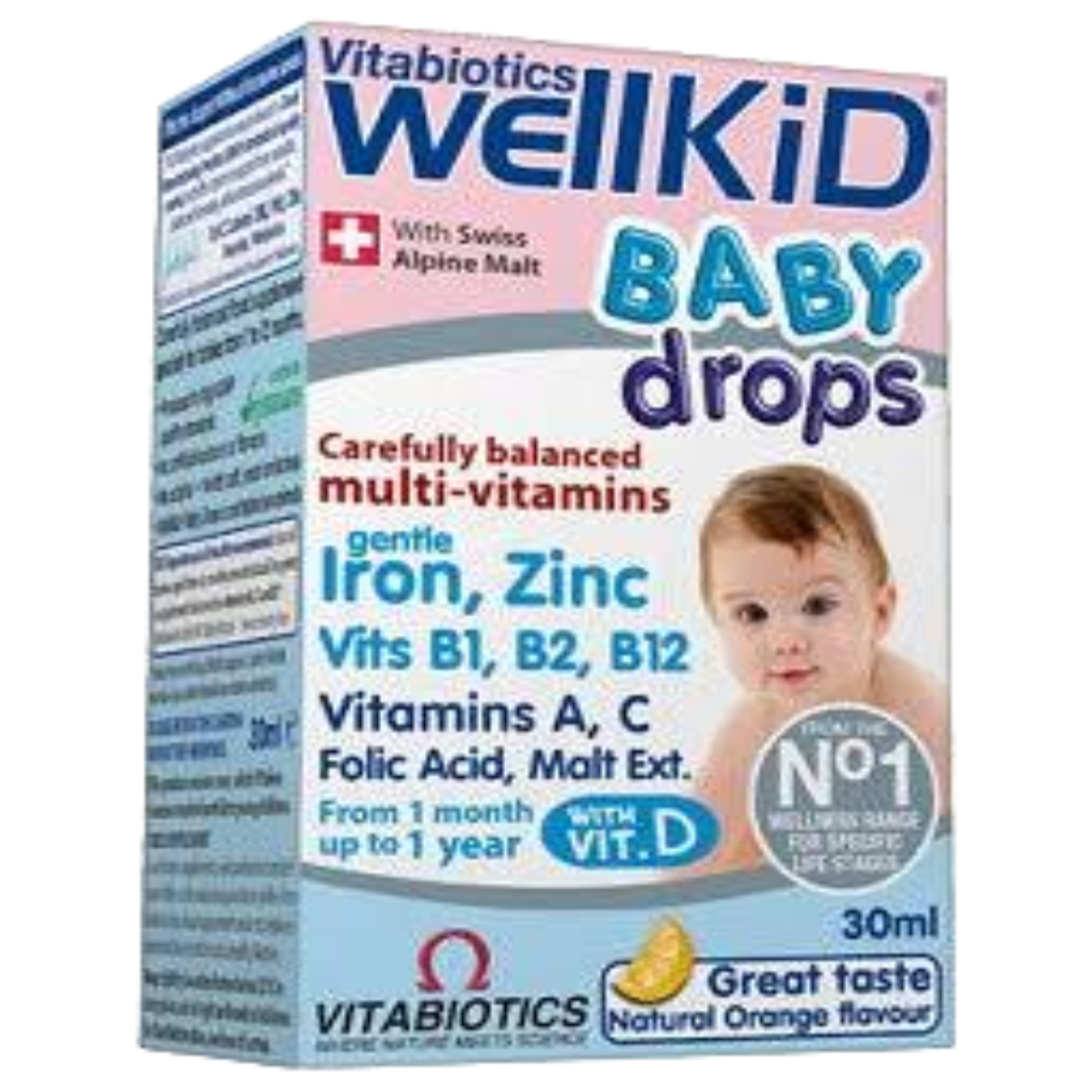 Wellbaby Multi Vitamin Drops 4 To 12 Months, 30ml