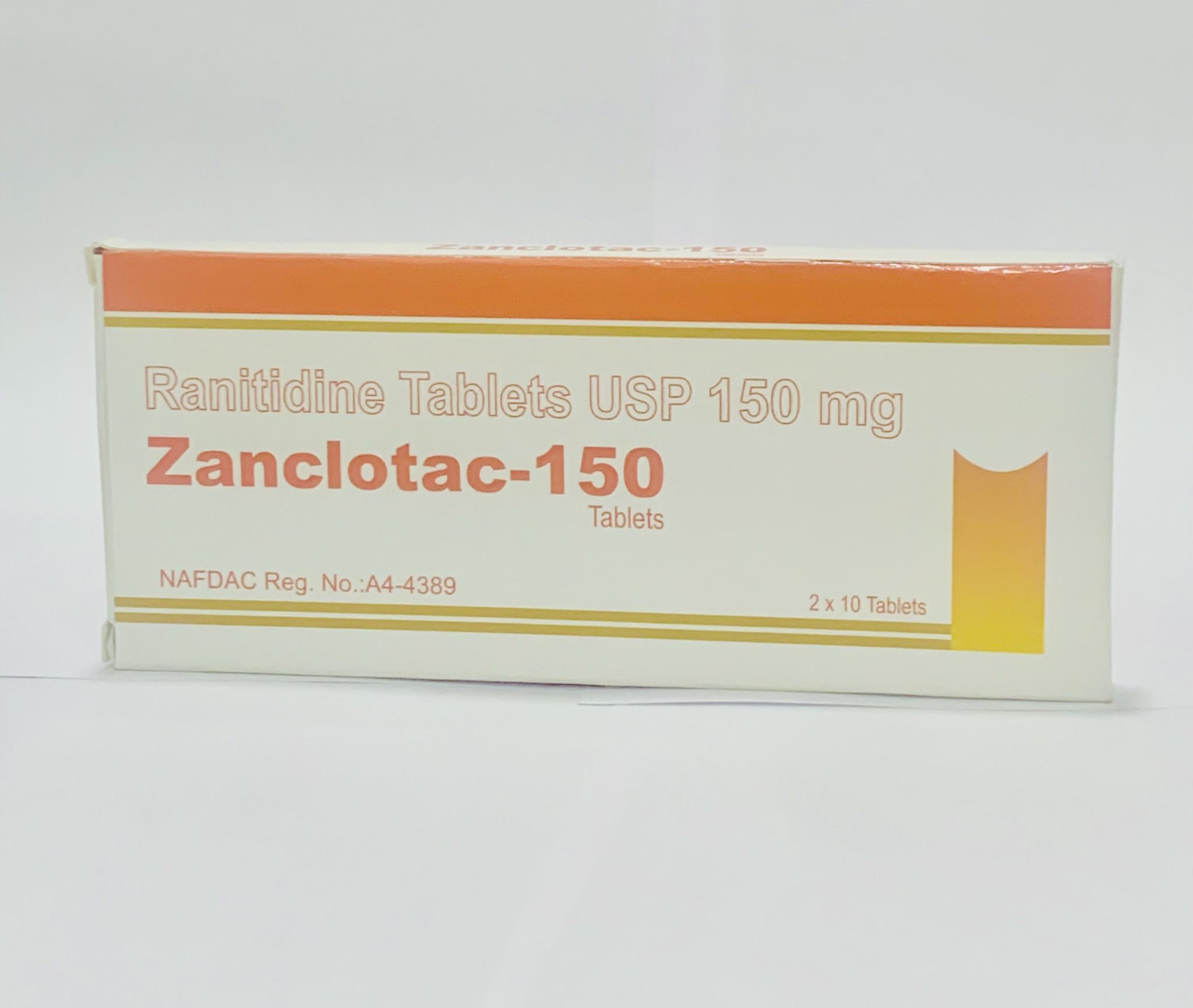 Zanclotac-150 Tablet (Ranitidine) X20