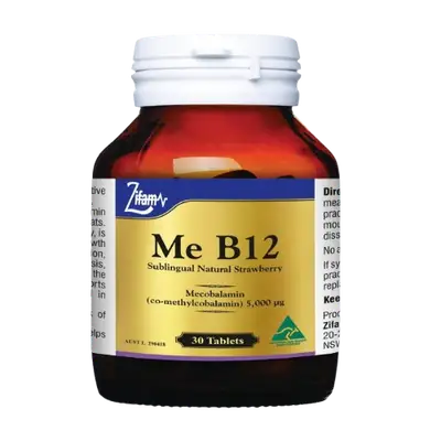 Zifam Me B12 5mg (Mecobalamin) 30 Orally Disintegrating Tablets