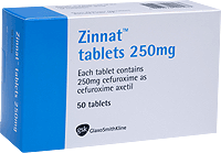 Zinnat 250mg Tablets 10 Tablets