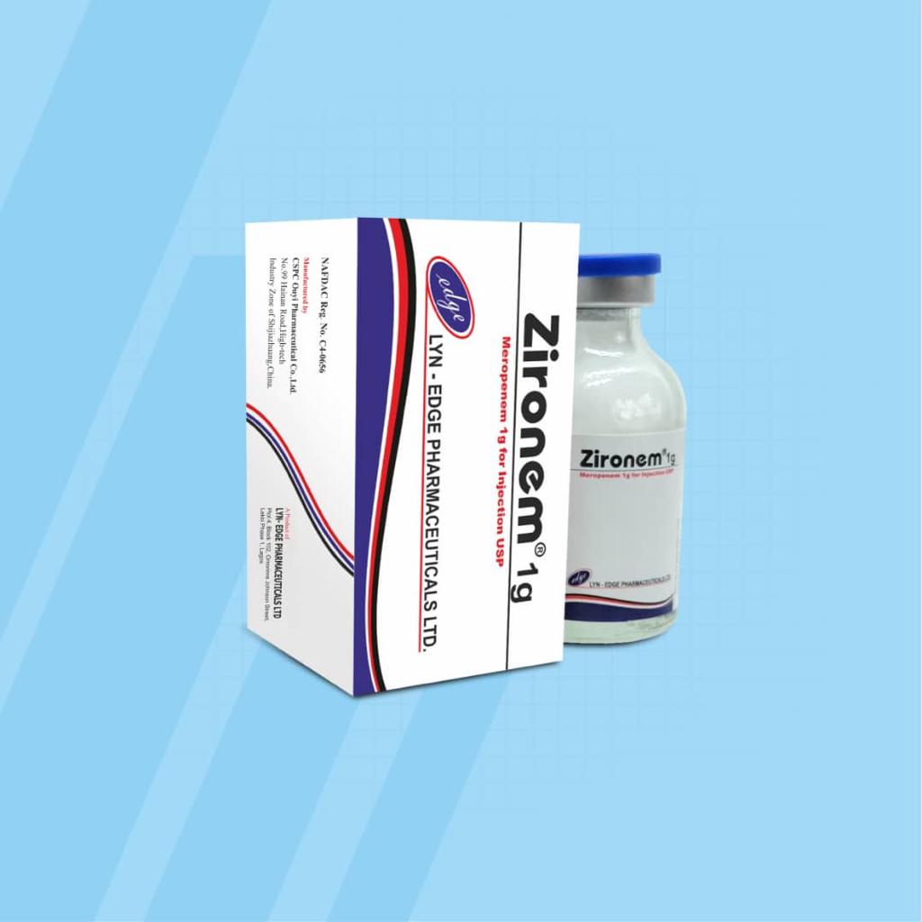 Zironem Injection (Meropenem) 1G